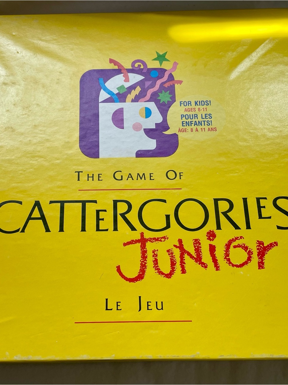 Vintage 1990 Scattergories Junior Board Game - Complete